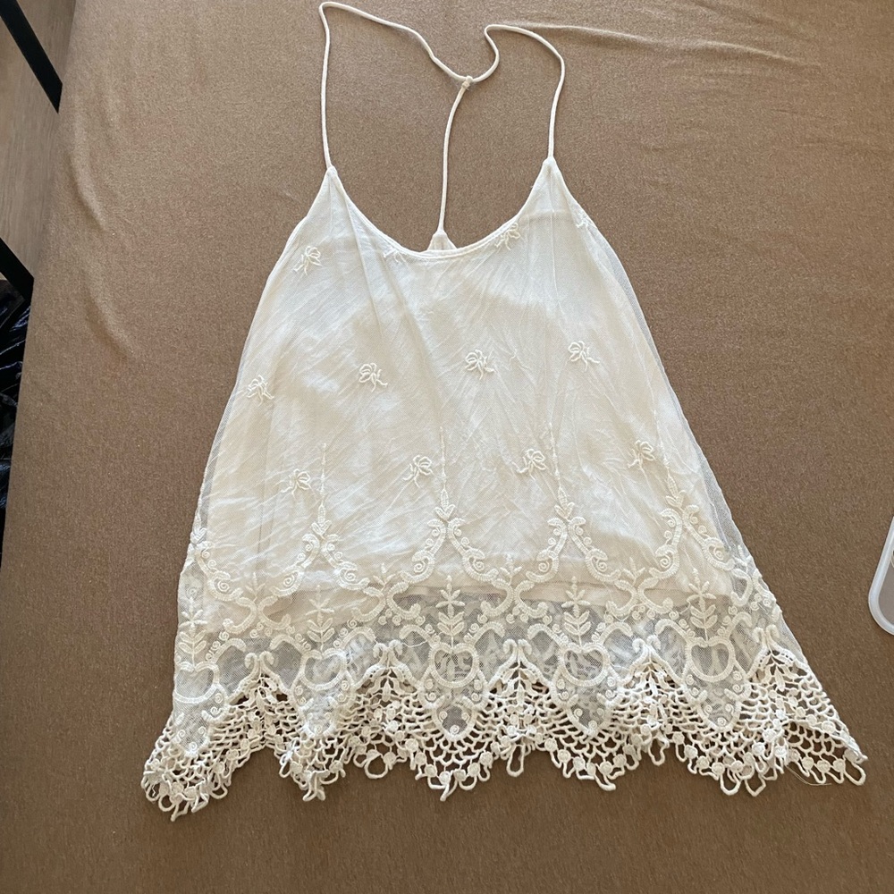 Pins & Needles Cream Cami Top